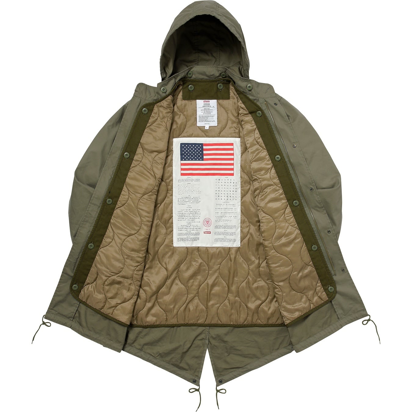 AKIRA/Supreme Fishtail Parka view 7